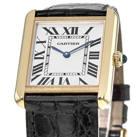 cartier leather tank straps.